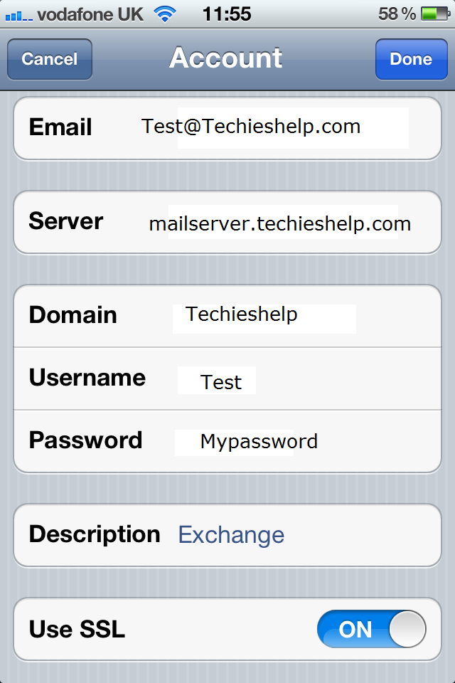 Setup iPad Or iPhone to Connect to Microsoft Exchange 2007,2010 and ...