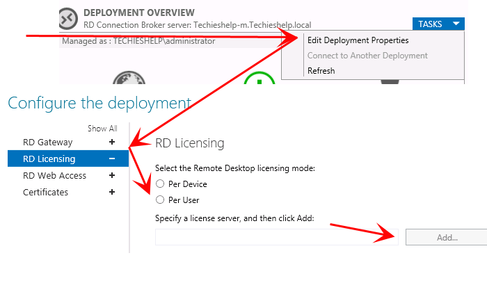configure server 2012 remote desktop licensing
