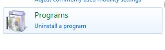 windows 7 programs