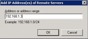 backup server ip address