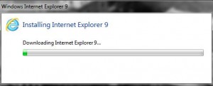 installing ie9