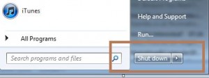 windows 7 shutdown