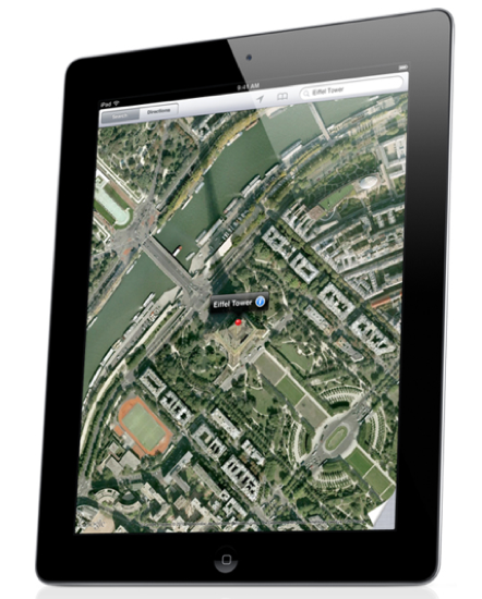 google maps ipad 2