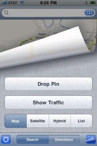 google street maps drop pin