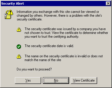 exchange certificate expired