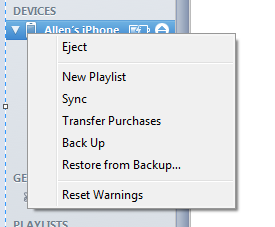 restore iPhone 4s from backup