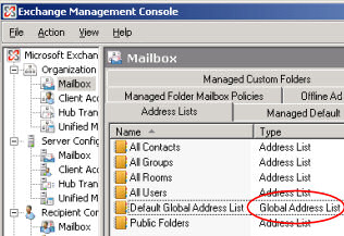 Block Users Seeing Exchange 2010 Global Address List (GAL) – Applies to Exchange 2007 Also