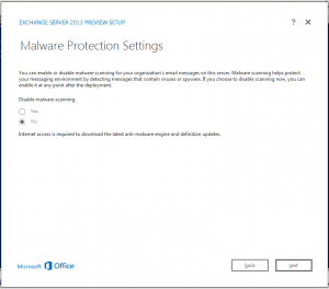 exchange 2013 malware