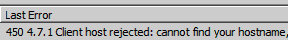 450 471 Client Host Rejected