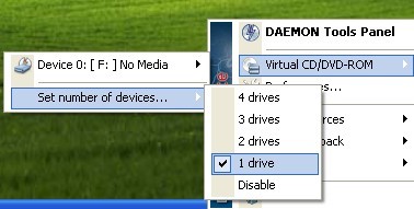 Virtual CD rom stop xbmc launching