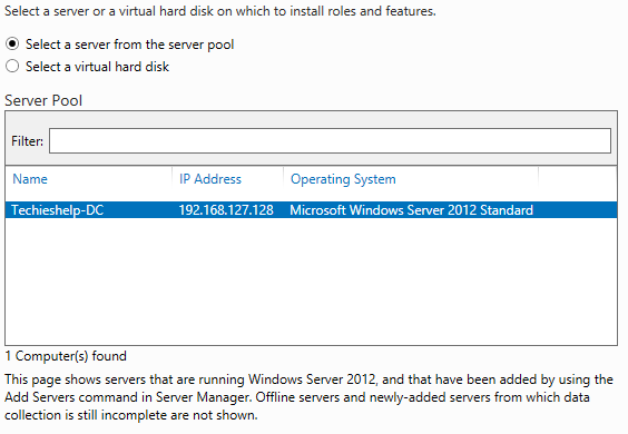 server groups server 2012