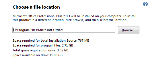 office 2013 file locations