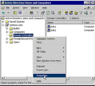 nested ou domain controller