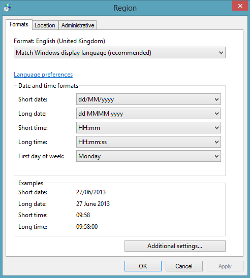 Windows 8.1 upgrade error local