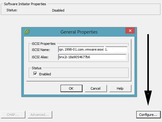 vmware iscsi enabled.