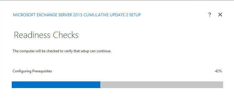 Exchange 2013 cu2 readyness checks