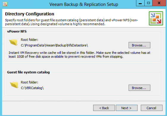 Veeam NFS storage