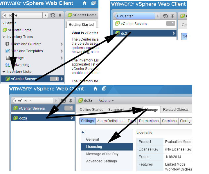 Vmware Virtual appliance installing license