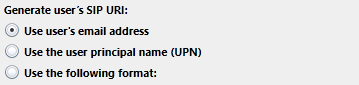 Lync 2013 User SIP Address