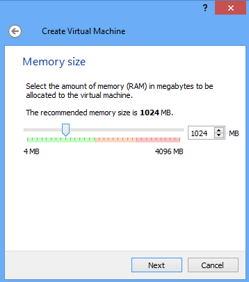 virtualbox memory