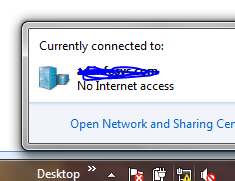 direct access clients no connection to the internet when on lan