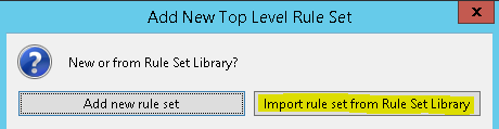 import rule from library