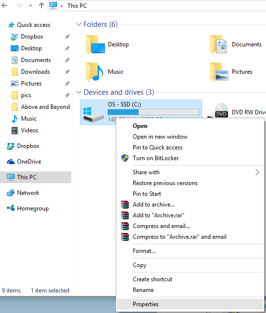 Remove windows old folder