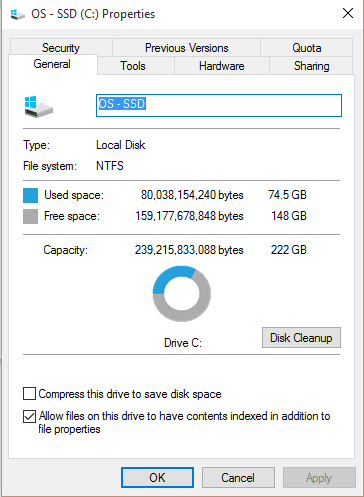 Windows 10 disk cleanup Windows old