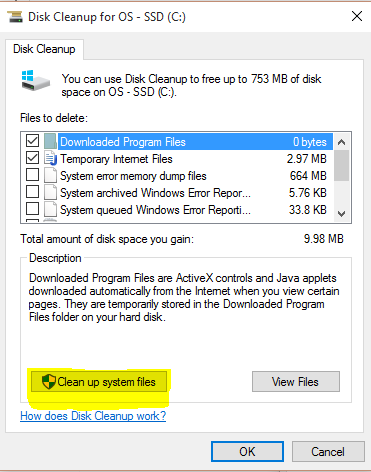 delete windows 10 old folder