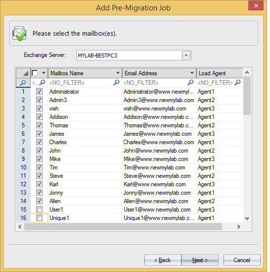 select migrate