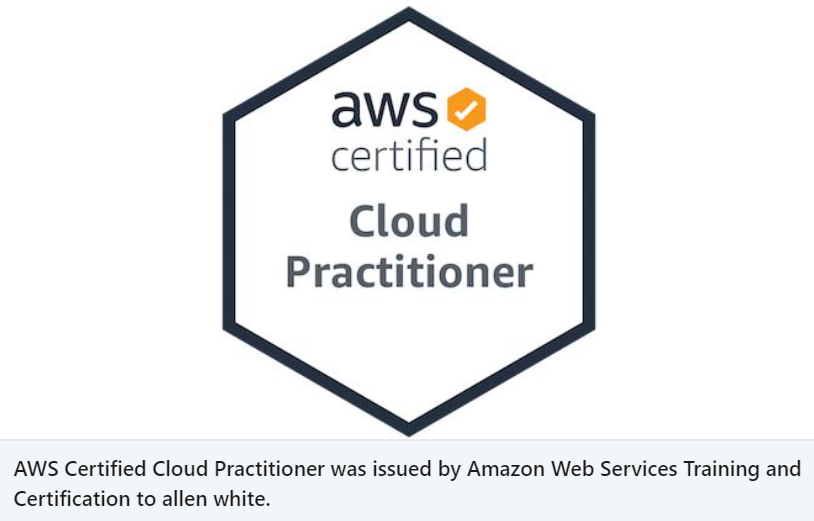 AWS Cloud Practitioner – Done